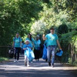 ZSŠDI: ob EPK GO!2025 uspešno čistili bregove Soče