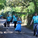 ZSŠDI: ob EPK GO!2025 uspešno čistili bregove Soče