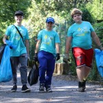 ZSŠDI: ob EPK GO!2025 uspešno čistili bregove Soče