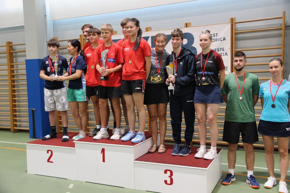 Namizni tenis:Mednarodni mladinski turnir AŠK Kras - Zgonik